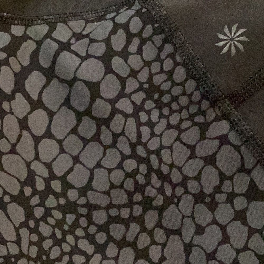 Athleta Crocodile Stealth TruCool Capri Leggings Small - Picture 14 of 16